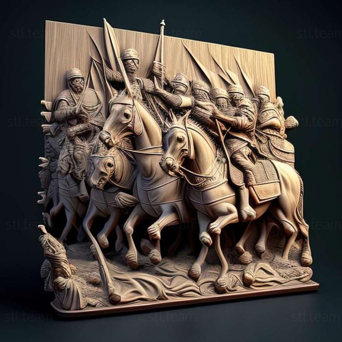 3D модель История Великие сражения Средневековая игра (STL)